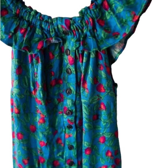 Free People She's A Dream Midi Dress Berry Blue - Picture 8 of 8